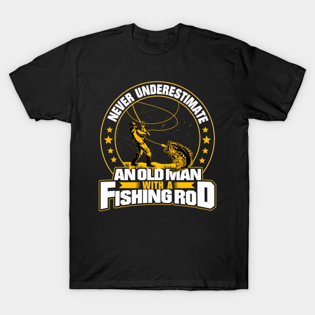 Men's Funny Fishing T-Shirt by banayan